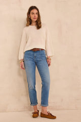 NALLA PALE STONEWASH JEANS