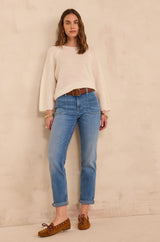 NALLA PALE STONEWASH JEANS