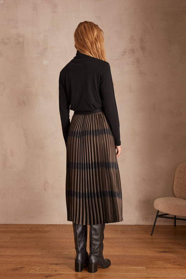 BARBARA PLEATED SKIRT