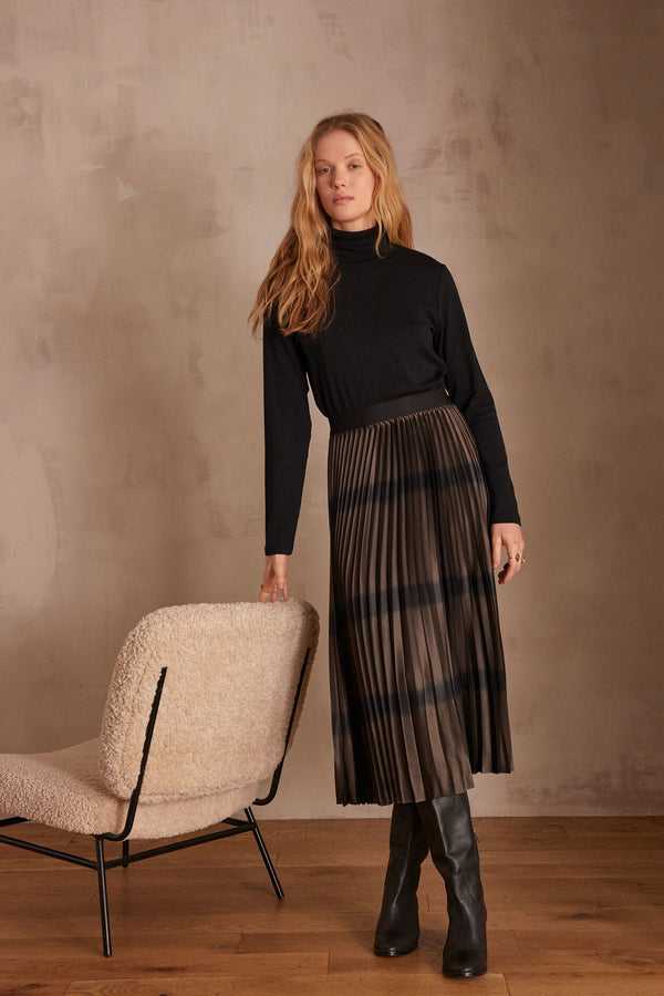 BARBARA PLEATED SKIRT