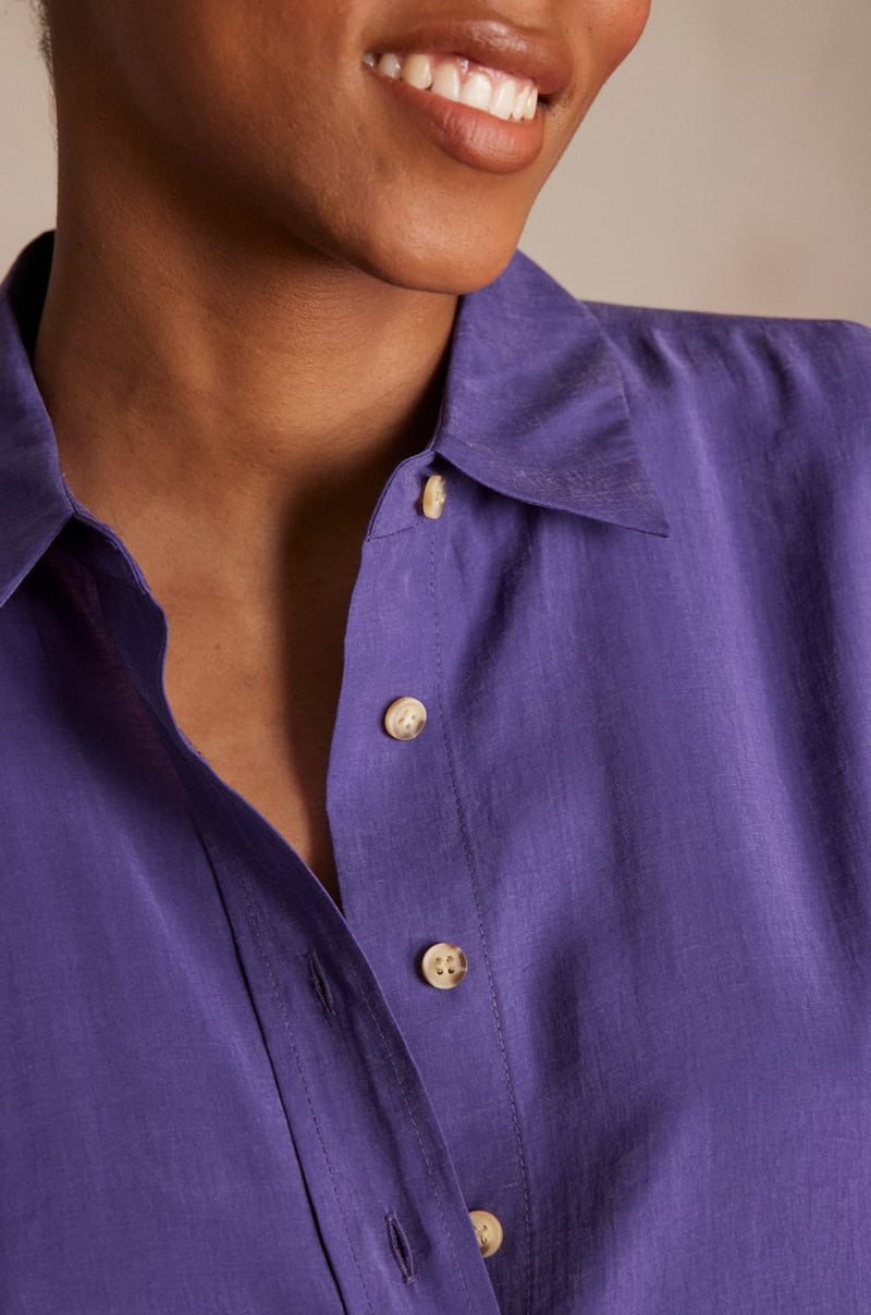 NAYAA VIOLET SHIRT DRESS