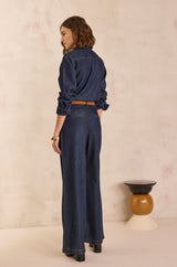 ADELE WIDE LEG LYOCELL TROUSERS