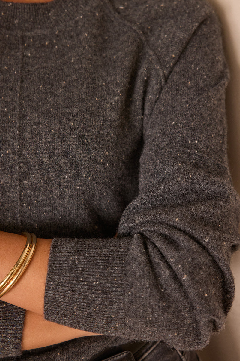 ARY BIS CASHMERE ANTHRACITE JUMPER