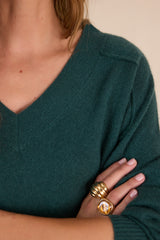 BARY GREEN CASHMERE JUMPER