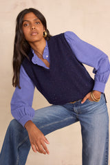 BASILE WOOL SLEEVELESS JUMPER