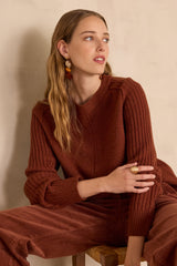 BROOKLYN BRICK WOOL JUMPER