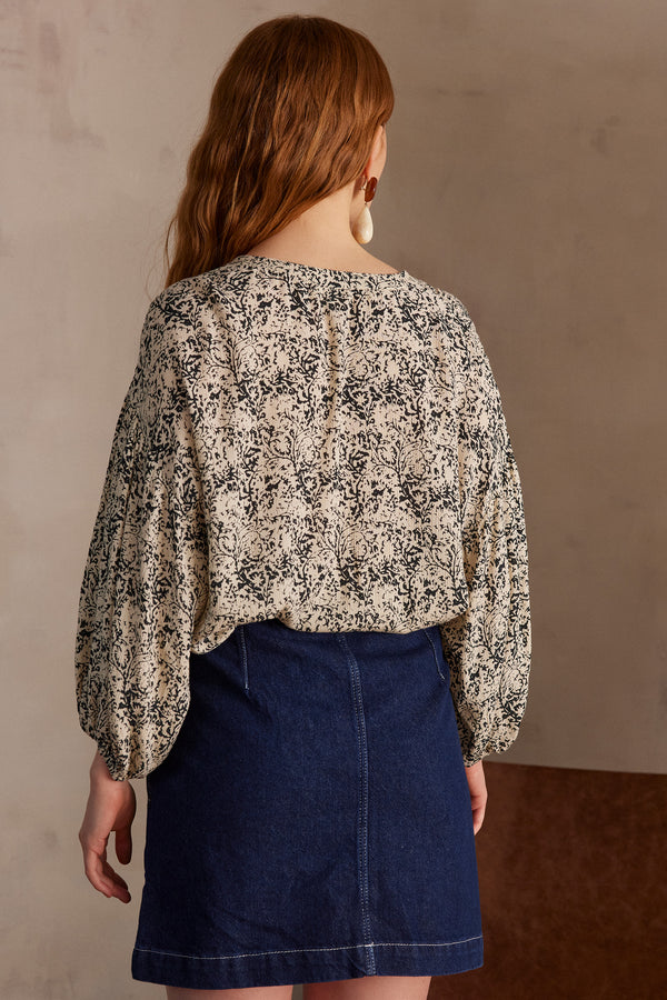 PROMISE INK PRINTED BLOUSE