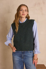 BASTIANO SLEEVELESS WOOL JUMPER