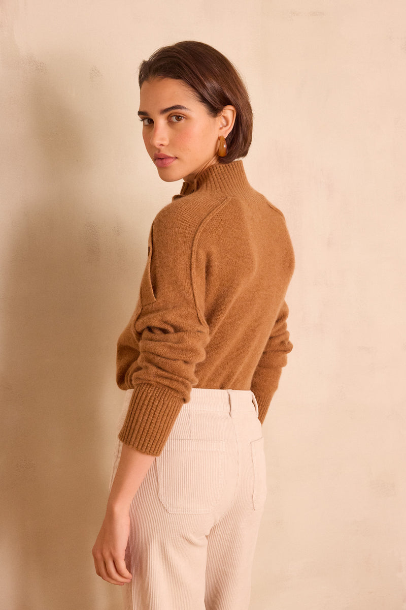 BRADLEY CASHMERE CINNAMON JUMPER