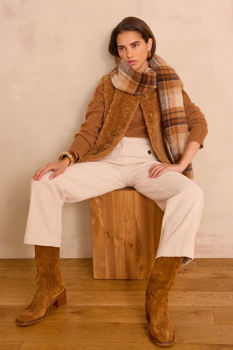 BRADLEY CASHMERE CINNAMON JUMPER