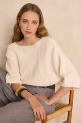 BAMBOU CREAM WOOL JUMPER