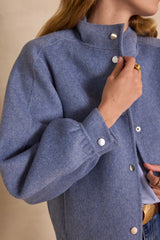 ARTHUR BLUE WOOL JACKET