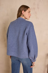 ARTHUR BLUE WOOL JACKET