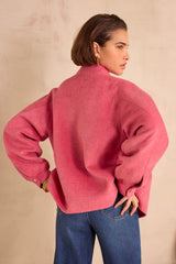 ARTHUR PINK WOOL JACKET