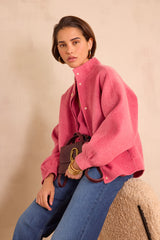 ARTHUR PINK WOOL JACKET