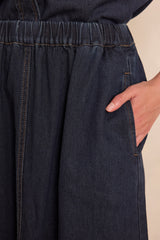 CHARLINE DENIM COTTON SKIRT