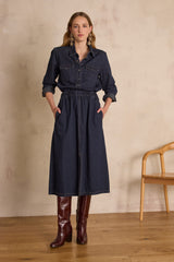 CHARLINE DENIM COTTON SKIRT