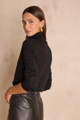 BRIAC WOOL TURTLENECK BLACK JUMPER