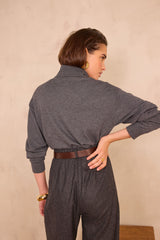 BRIAC WOOL TURTLENECK ANTHRACITE JUMPER