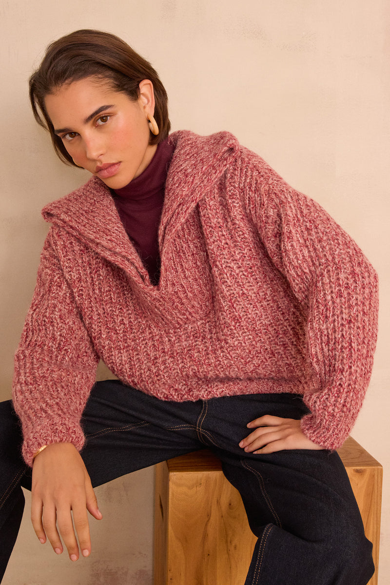 BERTILLE POWDER KNIT JUMPER