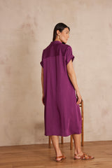 NAYAA DARK FUCHSIA DRESS