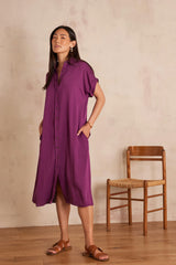 NAYAA DARK FUCHSIA DRESS