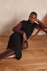 ROMANCE BLACK KNIT DRESS