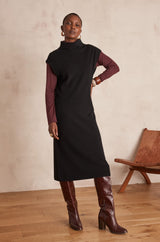 ROMANCE BLACK KNIT DRESS