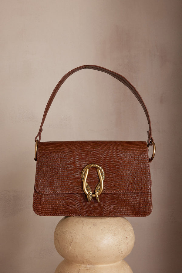 LEON LIGHT CAMEL LEATHER BAG