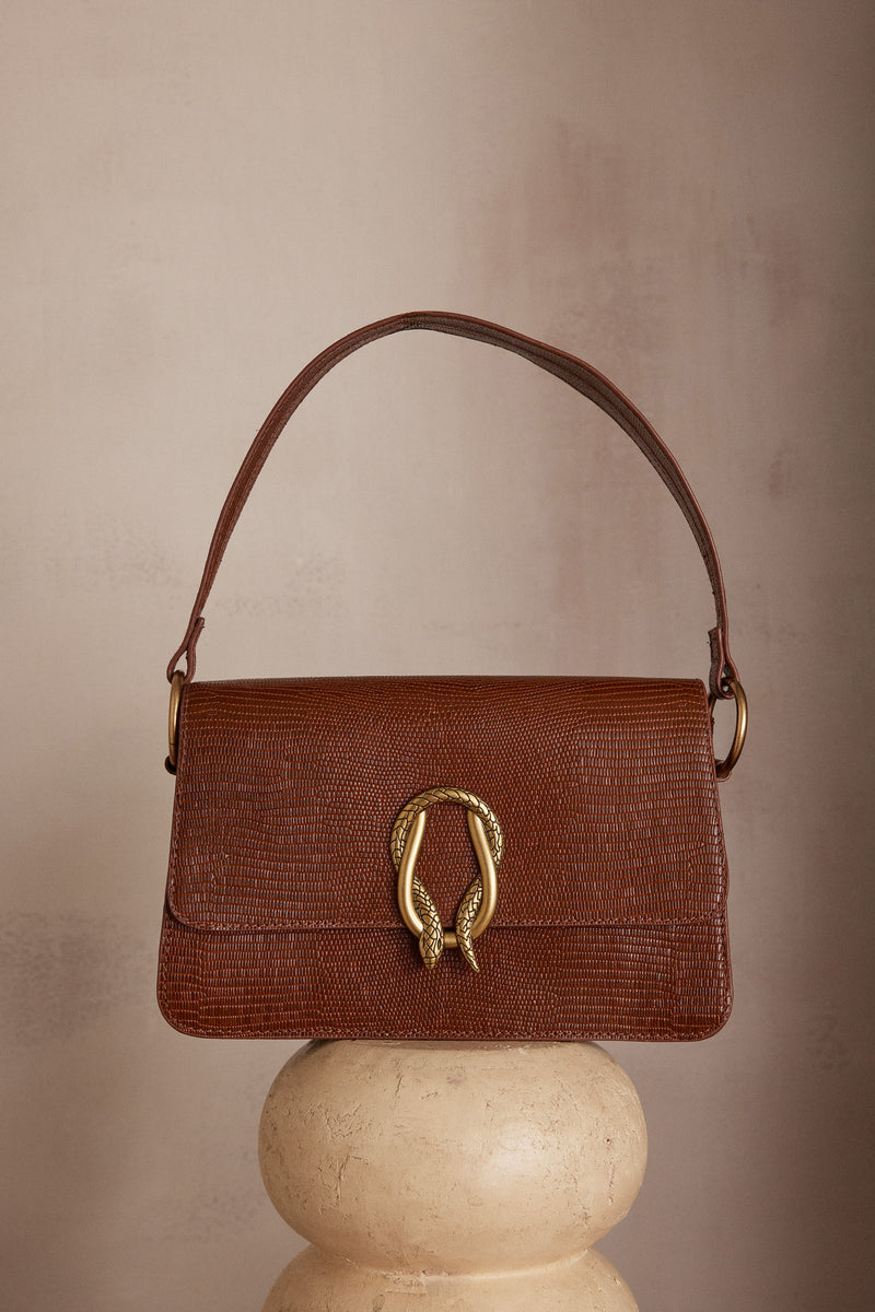 LEON LIGHT CAMEL LEATHER BAG