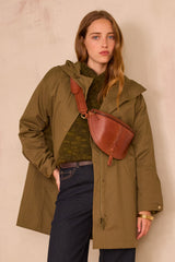 BRONSON OLIVE MOHAIR BLEND JUMPER