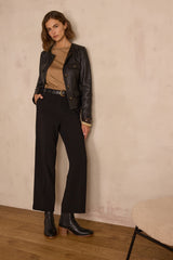 FAUSTINE CINNAMON WOOL T-SHIRT