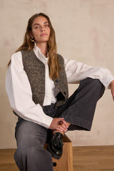 PHARELL TWEED WOOL VEST