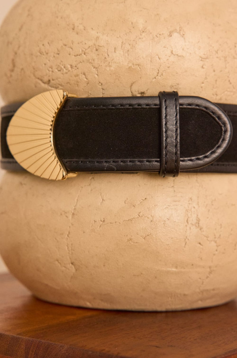 LEONARD JEWELLERY DETAILS LEATHER BELT