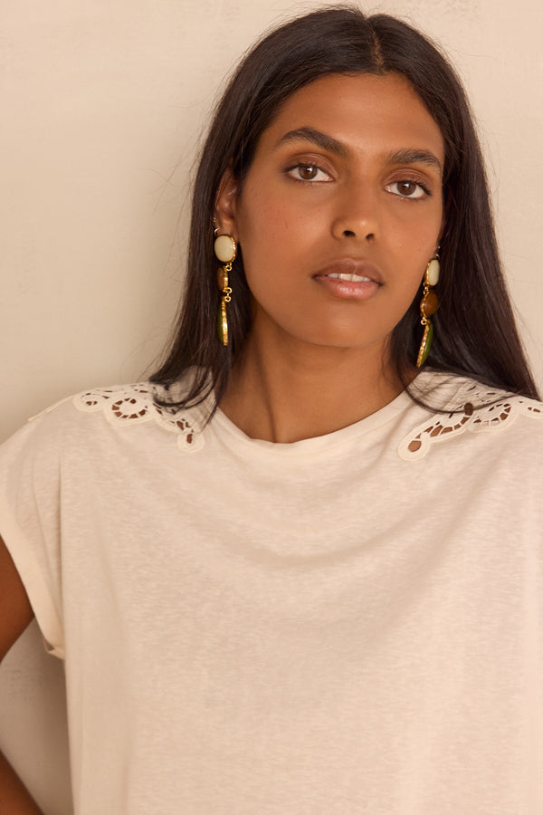 FLORIAN EMBROIDERED T-SHIRT