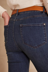 ASTRID DARK INDIGO BOOTCUT JEANS