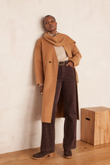 LISA CHOCOLATE VELVET TROUSERS