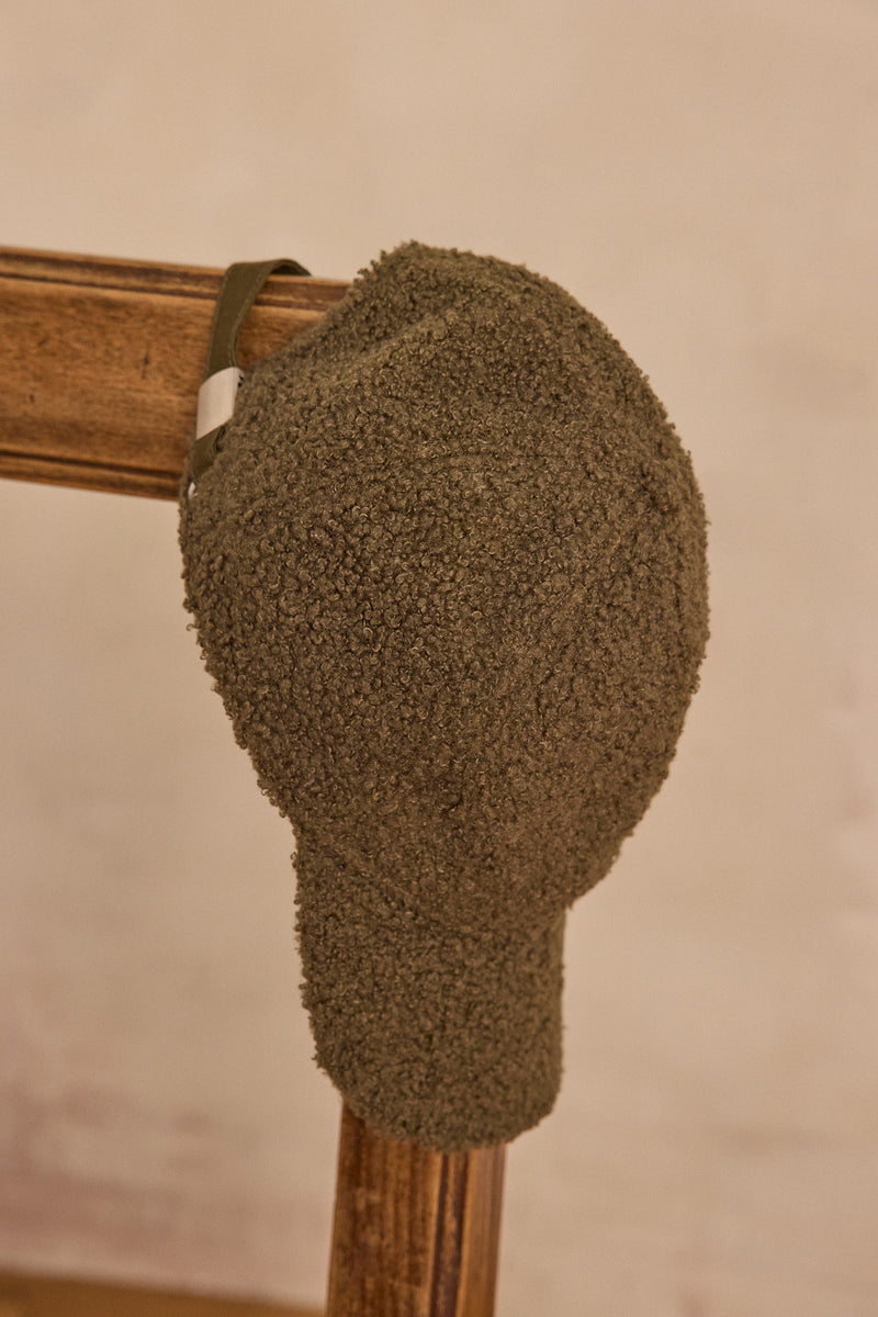 HUGO KHAKI TERRY CLOTH CAP