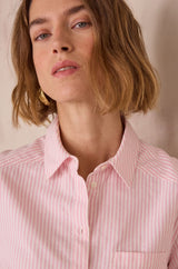 THOMAS PINK STRIPED SHIRT
