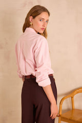 THOMAS PINK STRIPED SHIRT