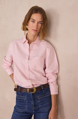 THOMAS PINK STRIPED SHIRT