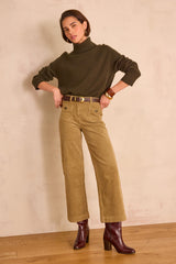 MAE SAGE WIDE-LEG CORDUROY TROUSERS