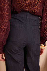 MAE RINSE WIDE-LEG JEANS