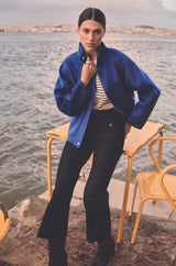 MAE RINSE WIDE-LEG JEANS