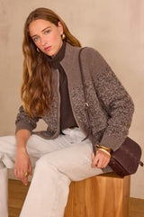 LISA LIGHT GREY WIDE LEG JEANS