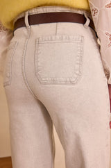 LEA GREY CROPPED JEANS