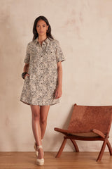 ROSEMARY ANIMAL PRINT SHIRT DRESS