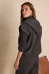 BERY ANTHRACITE SHORT-SLEEVED JACKET