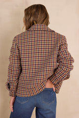 FIERCE CHECKERED WOOL JACKET
