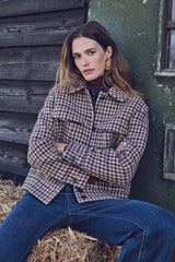 FIERCE CHECKERED WOOL JACKET